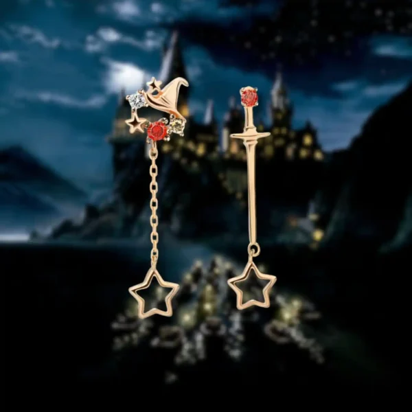 Swore And Sorting Hat Earring