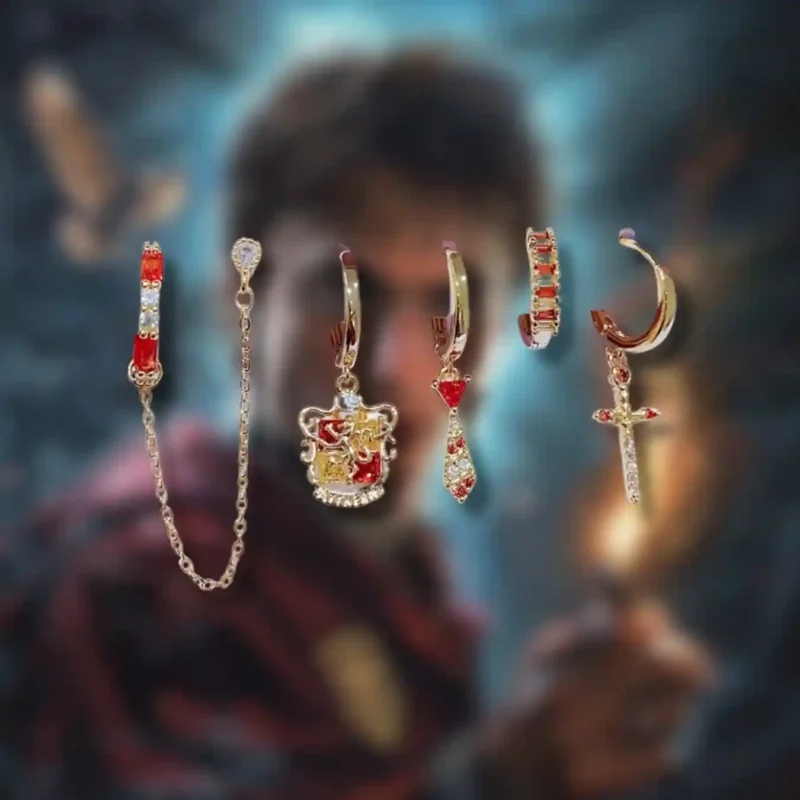 Gryffindor Earring Set