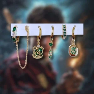 Slytherin Earring Set