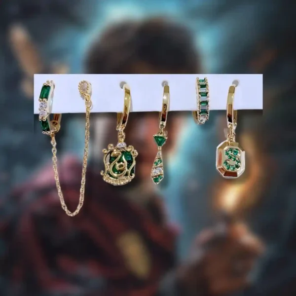 Slytherin Earring Set
